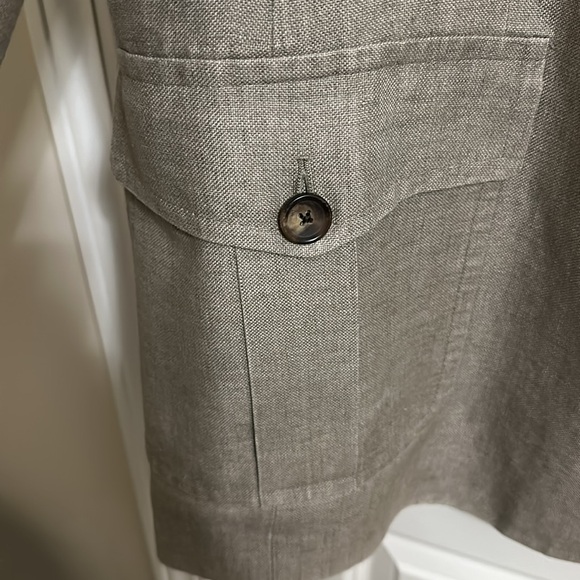 Brooks Brothers Tan Linen 48L (Long) Blazer Sportcoat - Picture 4 of 9